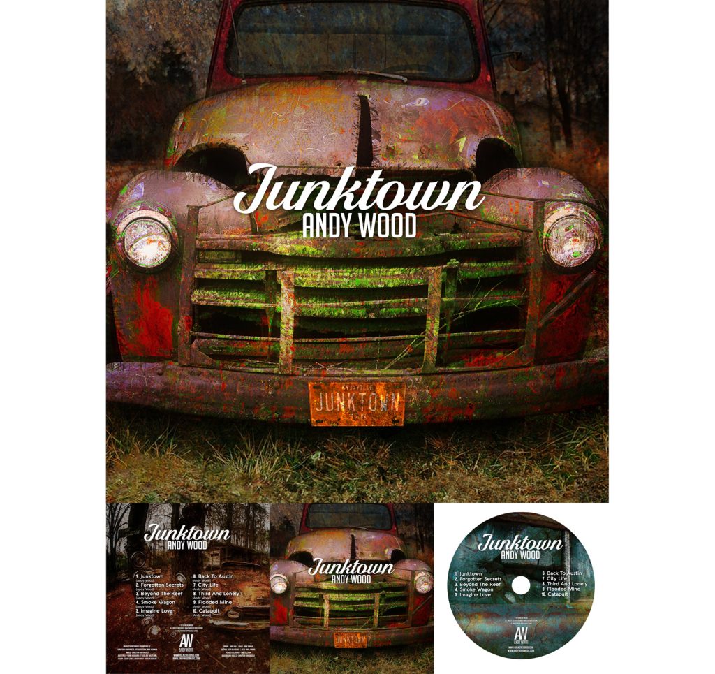 andy wood junk town album cover design